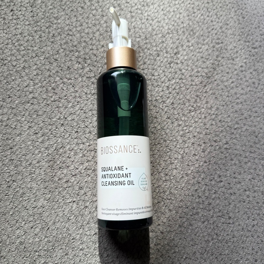 Biossance Squalane + Antioxidant Cleansing Oil 200ml 6.76 fl oz Face Cleanser